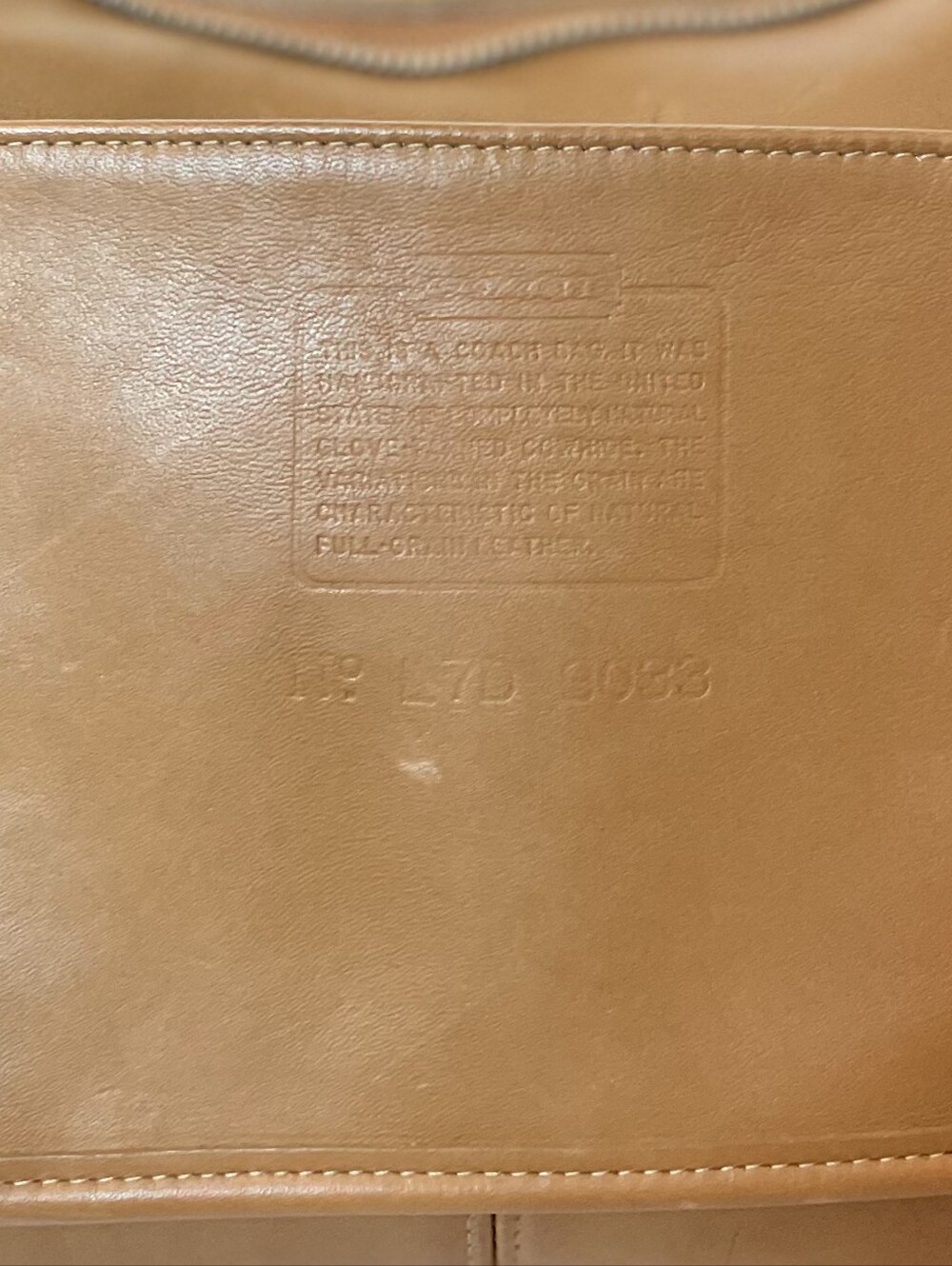 Vintage Coach Toffee Pocket Ergo - Picture 11 of 11